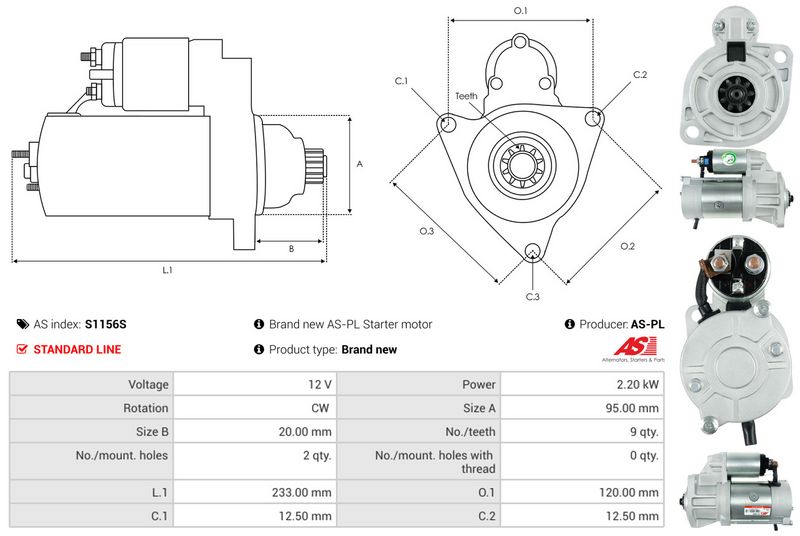 AS-PL S1156S Starter