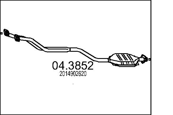MTS katalizátor 04.3852