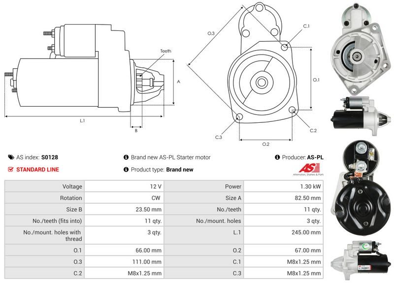 AS-PL S0128 Starter
