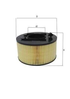 Product Image - Luchtfilter - LX759 - KNECHT