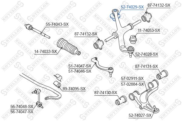 STELLOX 52-74029-SX Ball Joint