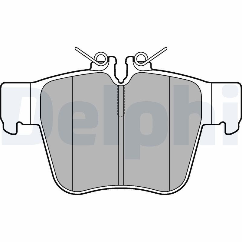 DELPHI Mercedess комплект задних тормозных колодок W205