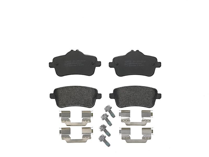 комплект спирачно феродо, дискови спирачки BREMBO