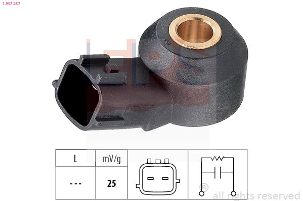 EPS MAZDA Датчик детонації 2 DL, DJ 1.5 14-, CX-3 2.0 15-, CX-5 KE, GH 2.0 12-