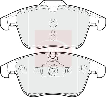 APEC Brake Pad Set, disc brake PAD1602