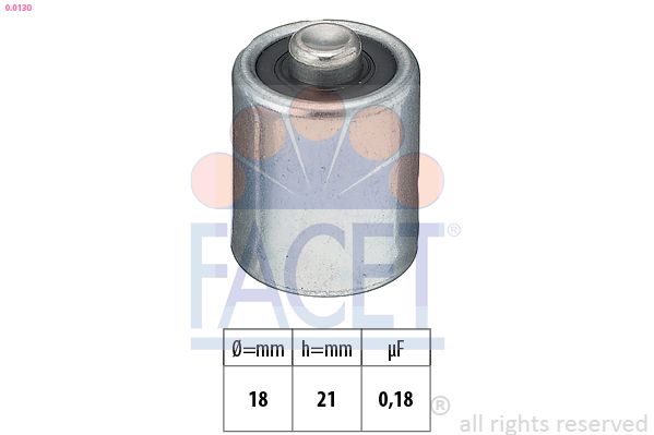 Condensator, aprindere 0.0130 FACET