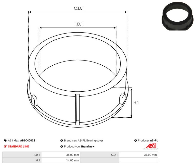 Kaitsekate, generaator, AS-PL ABEC4003S