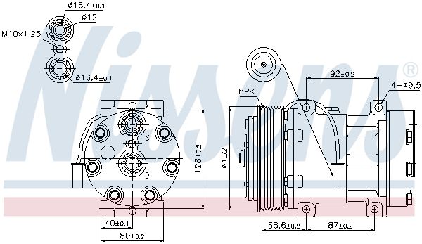 kompresor klimatizace RVI 89140