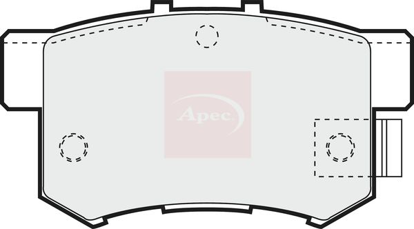 APEC Brake Pad Set, disc brake PAD859