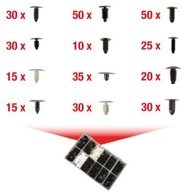 KS TOOLS Kėbulo laikomųjų spaustukų rinkinys