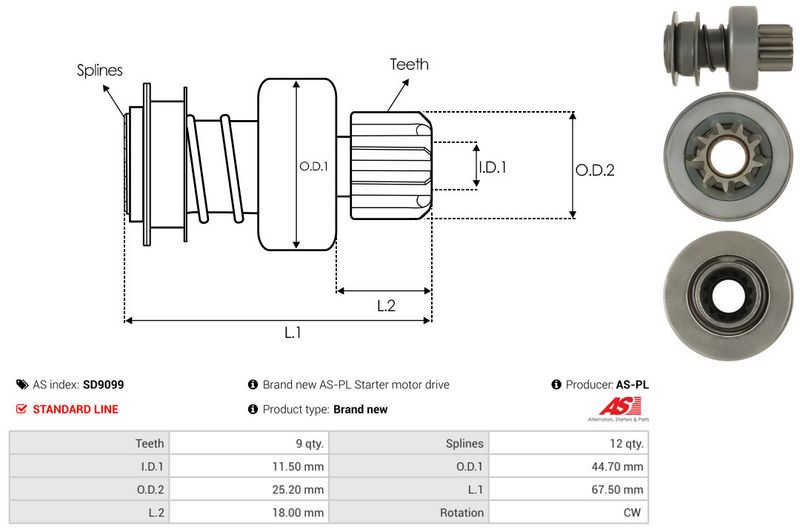 Vabajooks, starter, AS-PL SD9099