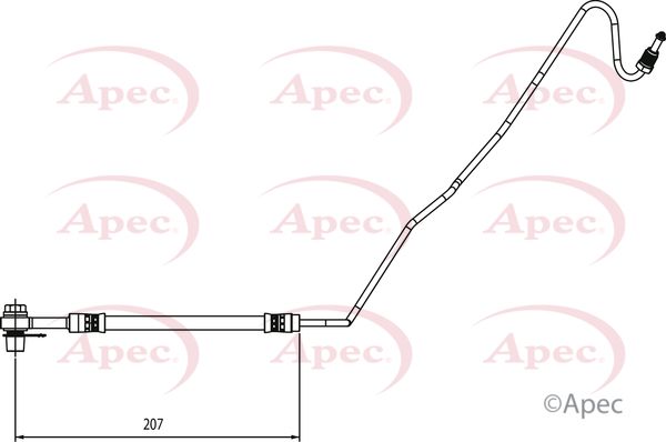 APEC Brake Hose HOS4137