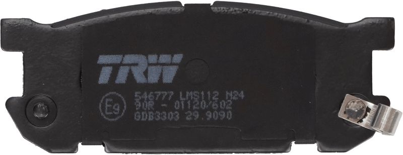 Piduriklotsi komplekt, ketaspidur, TRW GDB3303