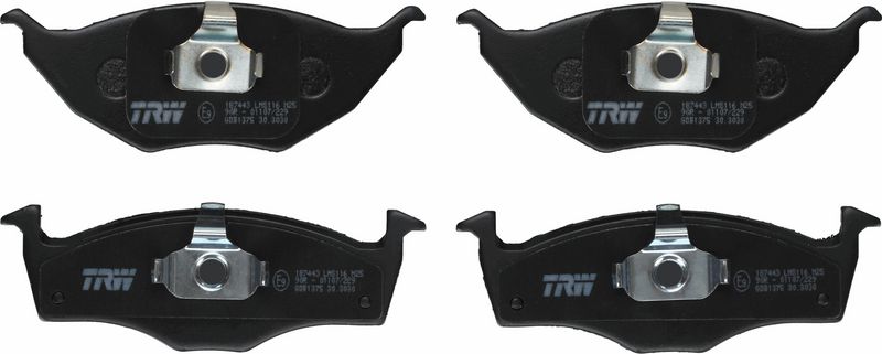 Piduriklotsi komplekt, ketaspidur, TRW GDB1375