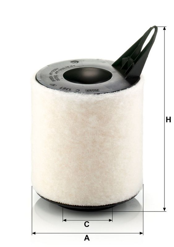 Õhufilter, MANN-FILTER C 1361