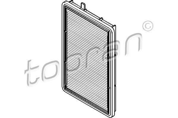 Фільтр, повітря у салоні, Topran 500219