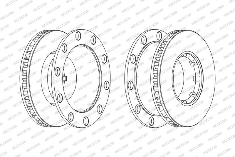 Disque+de+frein FERODO FCR243A