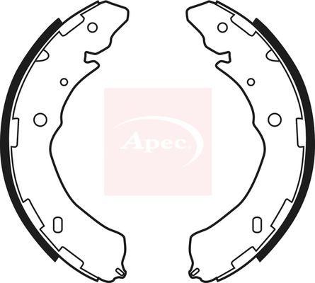 APEC Brake Shoe Set SHU772