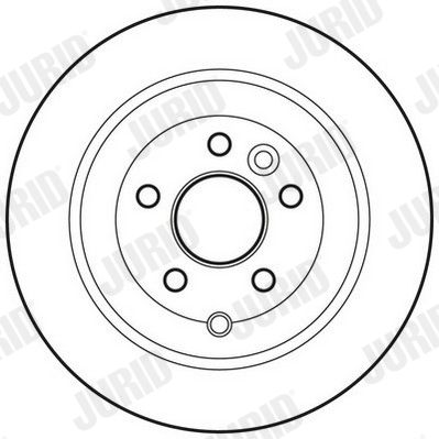 Гальмівний диск, Jurid 562765JC