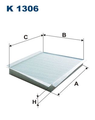 Фільтр, повітря у салоні, Filtron K1306