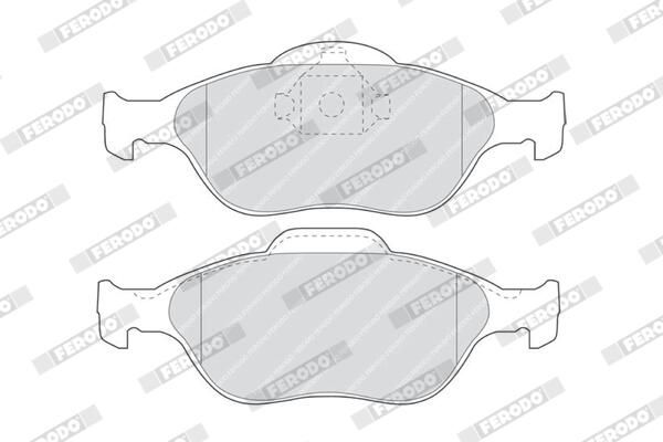 FERODO FDB1394 Brake Pad Set, disc brake