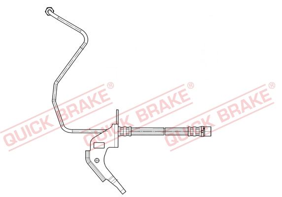 Гальмівний шланг, Quick Brake 35.913