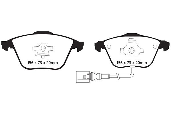 EBC Brakes fékbetétkészlet, tárcsafék DP1594