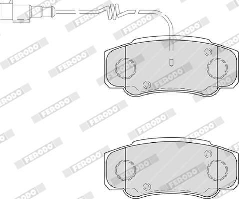 FERODO FVR4054 Brake Pad Set, disc brake
