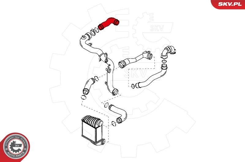 ESEN SKV 24SKV023 Charge Air Hose