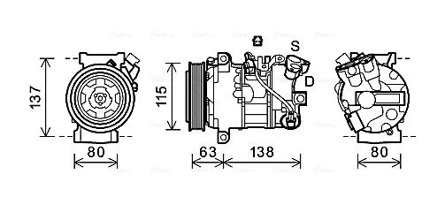 AVA QUALITY COOLING kompresszor, klíma RTAK491