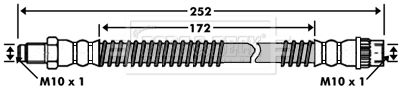 BORG & BECK fékcső BBH7511