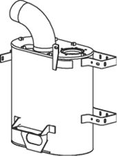 tlumič výfuku RVI 64358