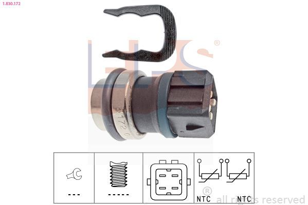 Sensor, temperatura del refrigerante