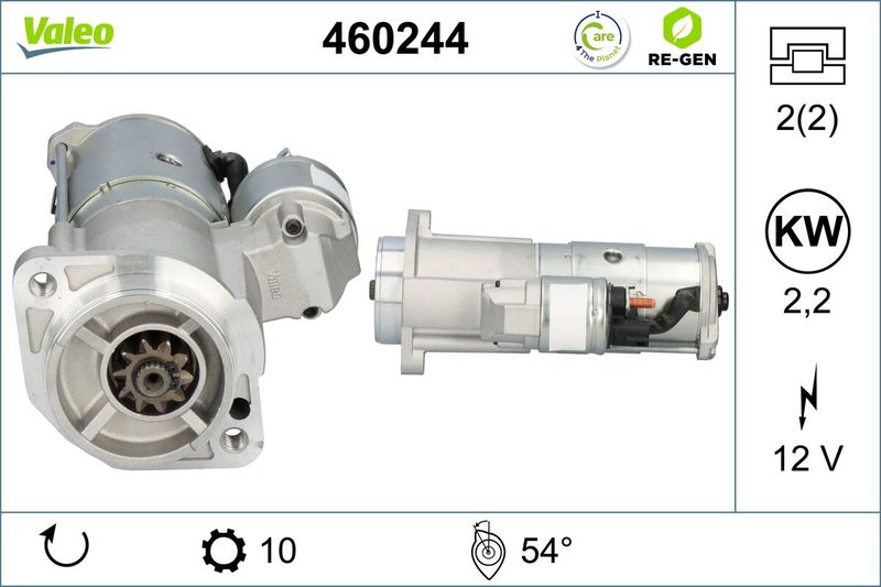 VALEO Startmotor / Starter 460244