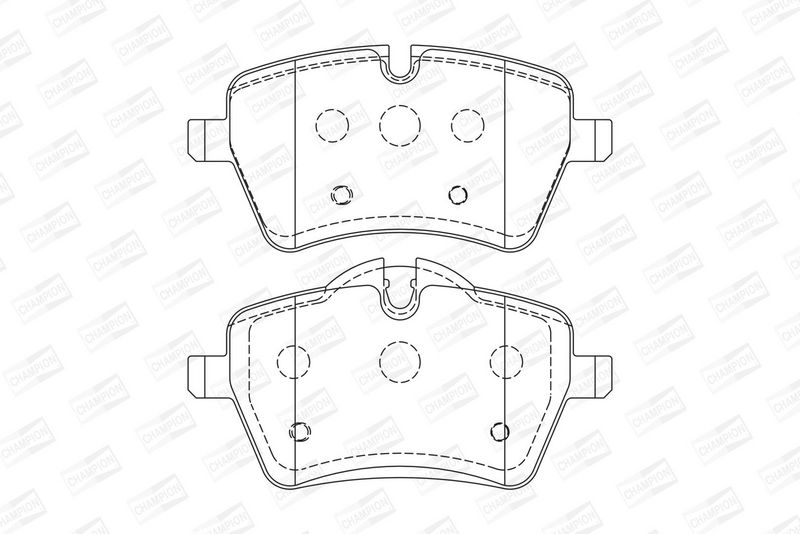 CHAMPION Plaquettes de frein à disque 573234CH