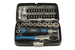 Laser Tools Socket & Bit Set 1/4