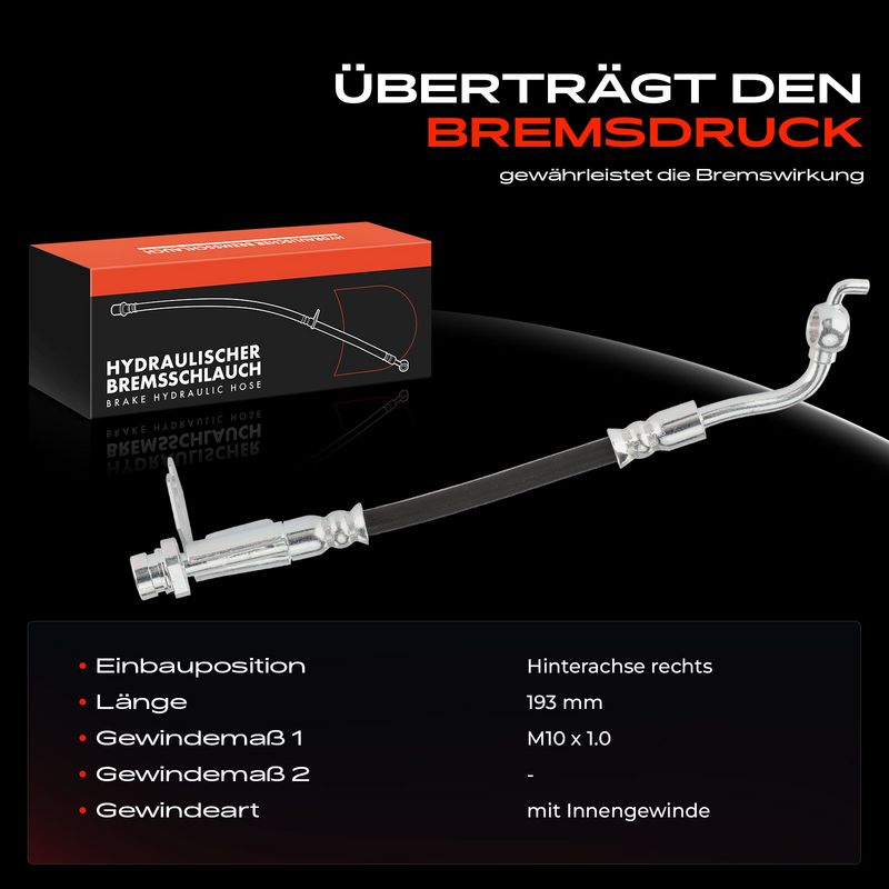 Frankberg 5481FB0004836 Brake Hose
