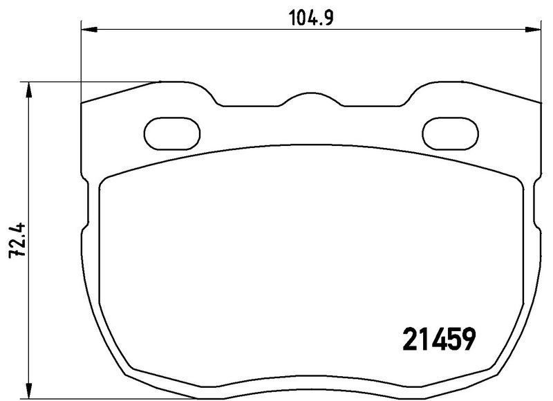 BREMBO P99001 Brake Pad Set, disc brake