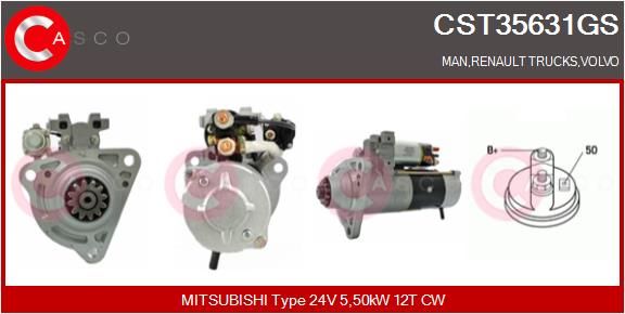 Startér CST35631GS