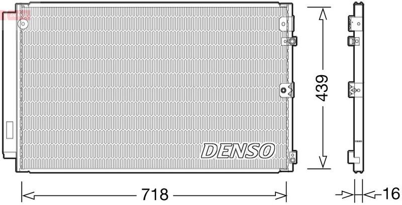 DENSO kondenzátor, klíma DCN51011