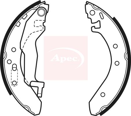 APEC Brake Shoe Set SHU468