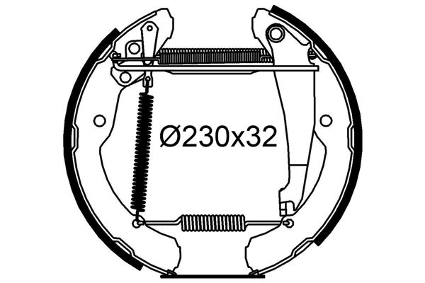 VALEO Remschoenset 554961