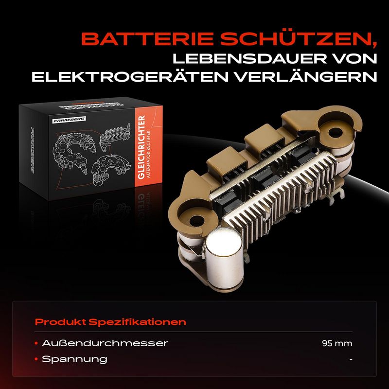 Frankberg 5481FB0054874 Rectifier, alternator