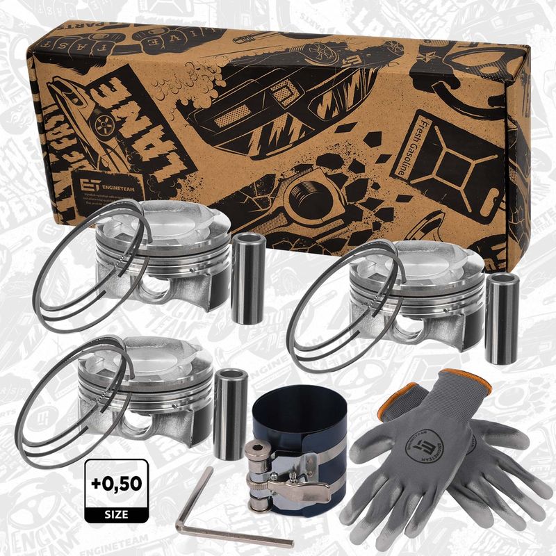 Product Image - Zuigerset - PM015450VR1 - ET ENGINETEAM