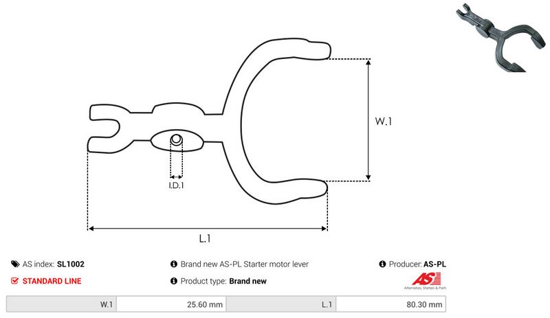 Starterihoob, Karburaator, AS-PL SL1002