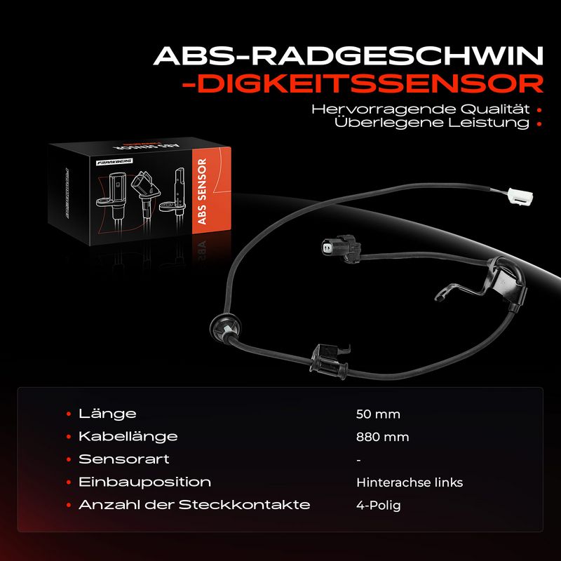 Frankberg 5481FB0031661 Sensor, wheel speed