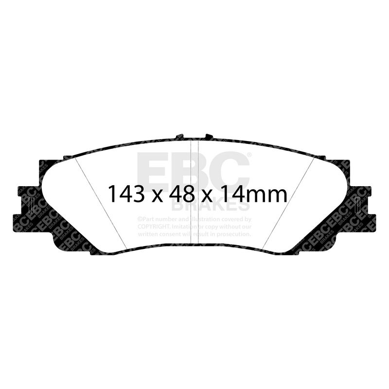 EBC Brakes Remblokkenset, schijfrem DP42461R