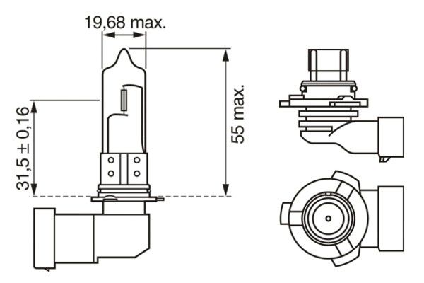 BOSCH 1 987 302 152 Bulb, spotlight