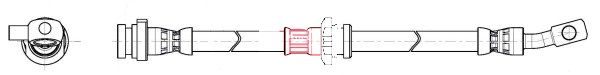 APEC Brake Hose HOS4325