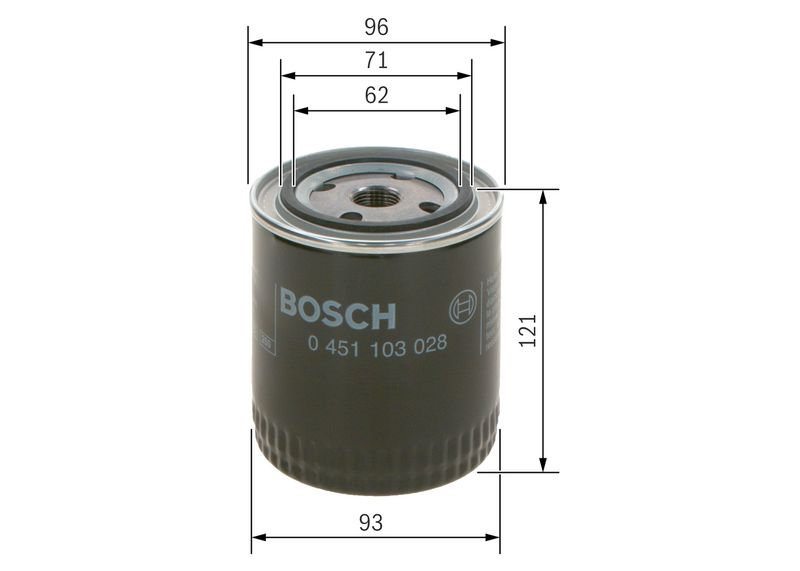 BOSCH 0 451 103 028 Oil Filter